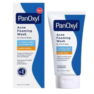 panoxyl acne foaming wash benzoyl peroxide 10% maximum strength antimicrobial, 5 5 oz