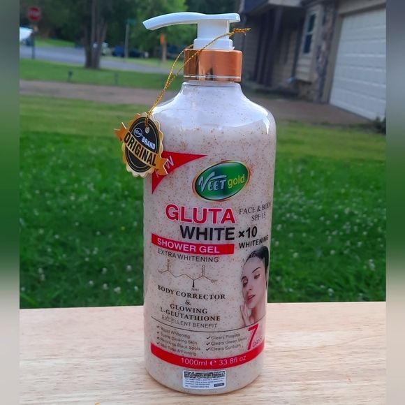 veet gold gluta white ×10 shower gel 1000ml spf 15 veet gold gluta white ×10 shower gel 1000ml spf 15